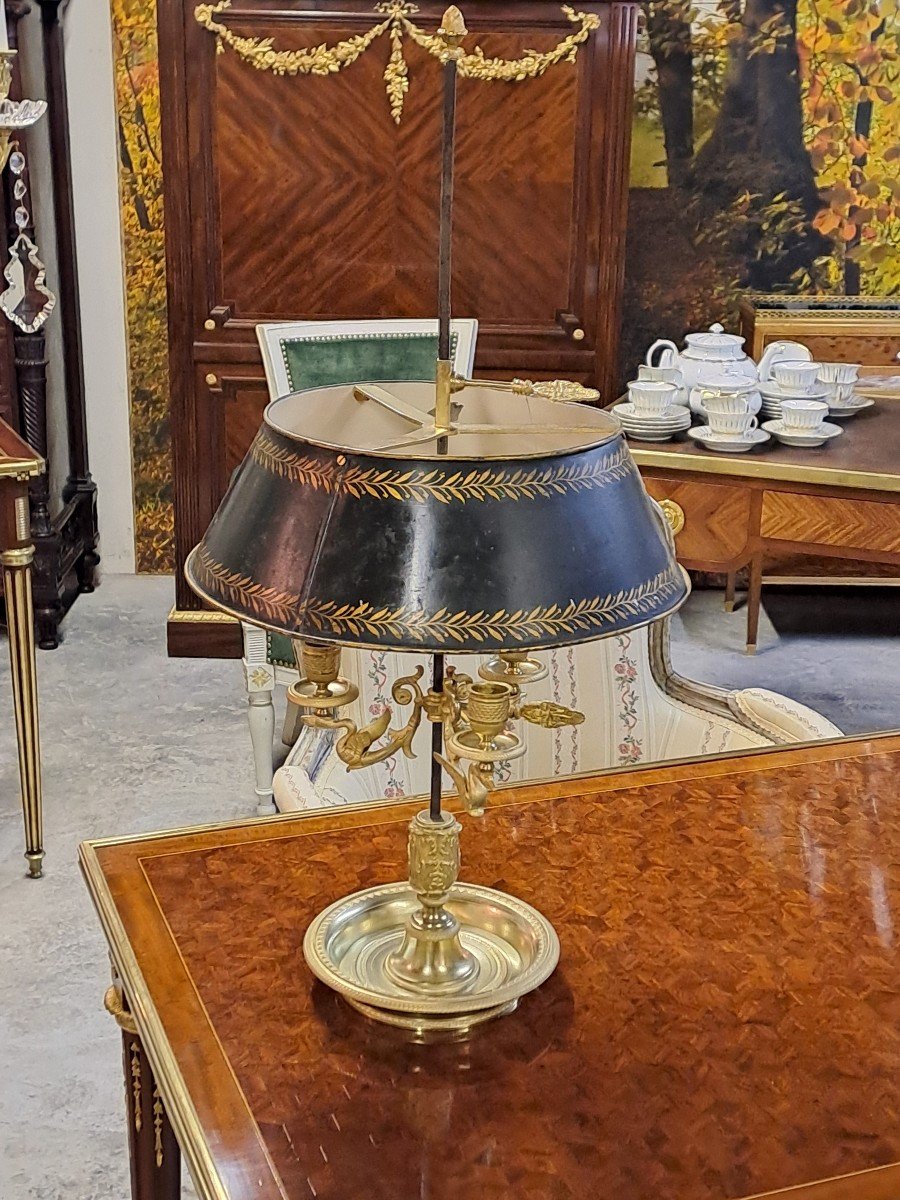 Bouillotte Lamp Empire Period-photo-4