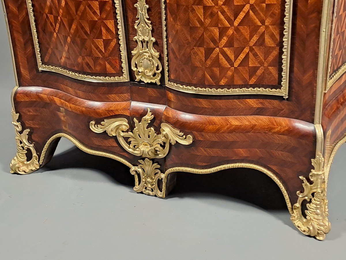 Important Cabinet Stamped Beurdeley In Paris-photo-2