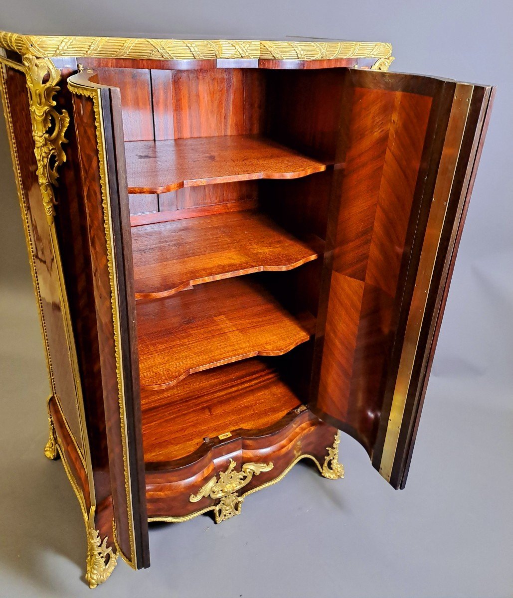 Important Cabinet Stamped Beurdeley In Paris-photo-7