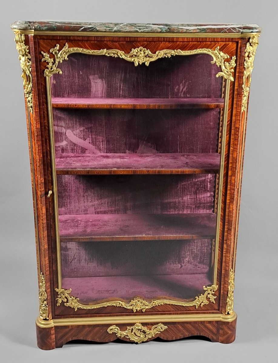 Vitrine Napoléon III Estampillée Pecquereau à Paris -photo-2