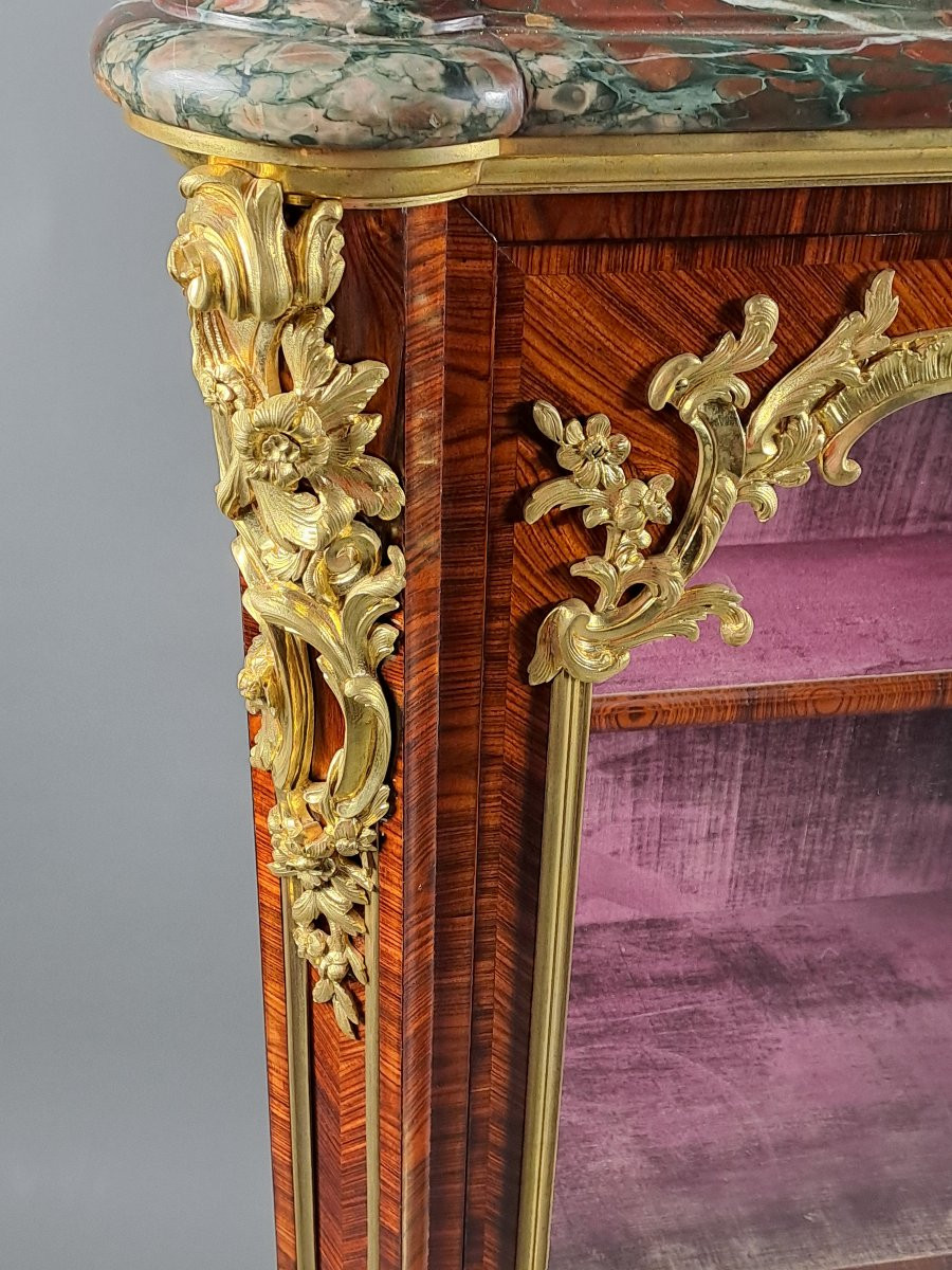 Vitrine Napoléon III Estampillée Pecquereau à Paris -photo-1