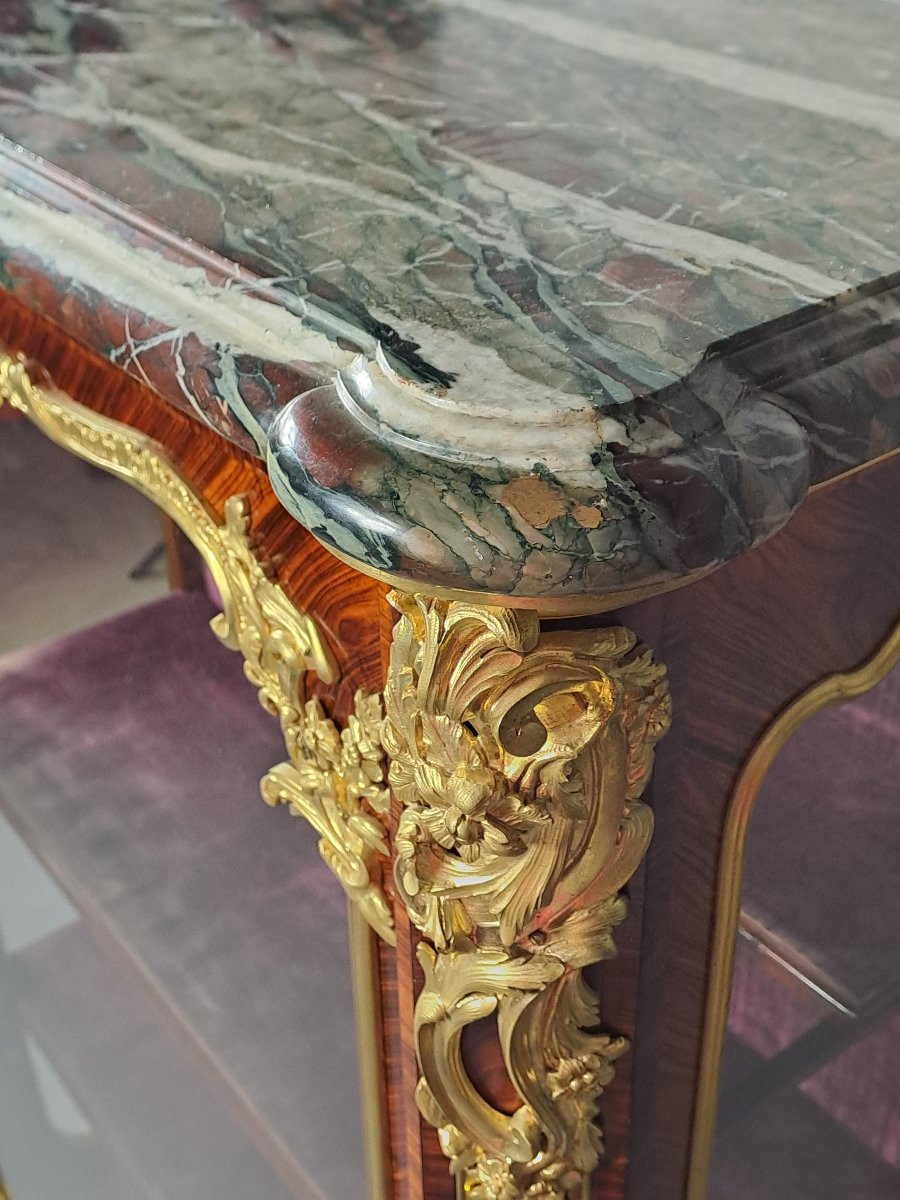 Vitrine Napoléon III Estampillée Pecquereau à Paris -photo-5