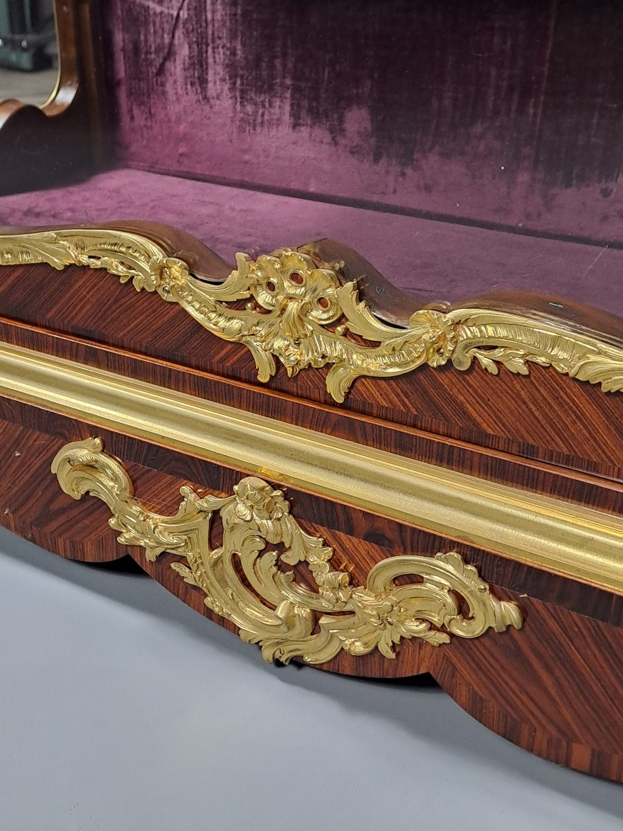 Vitrine Napoléon III Estampillée Pecquereau à Paris -photo-6