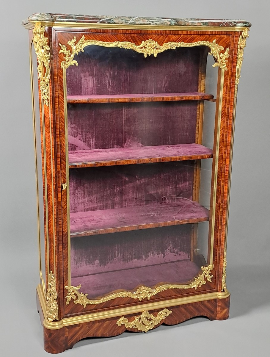 Vitrine Napoléon III Estampillée Pecquereau à Paris -photo-7
