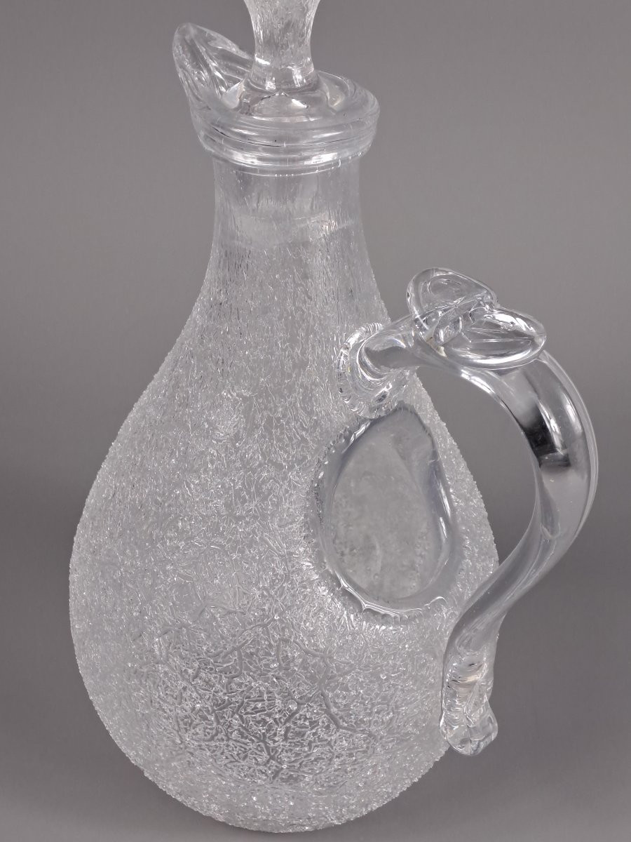 Bacarrat Frosted Crystal Refresher Carafe-photo-2