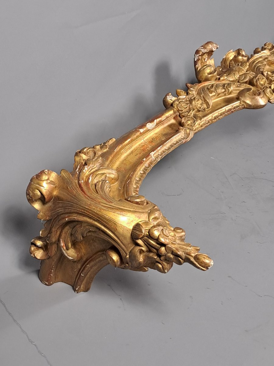 Napoleon III Gilded Wood Valance-photo-3