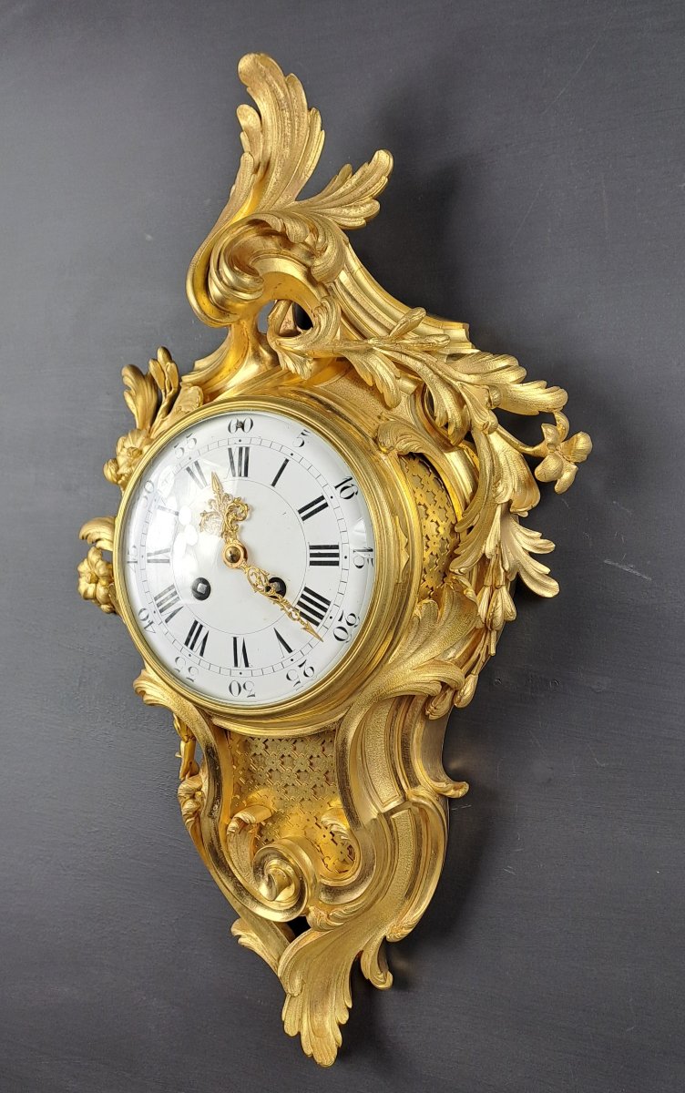 Louis XV Rococo Style Gilt Bronze Wall Light -photo-2