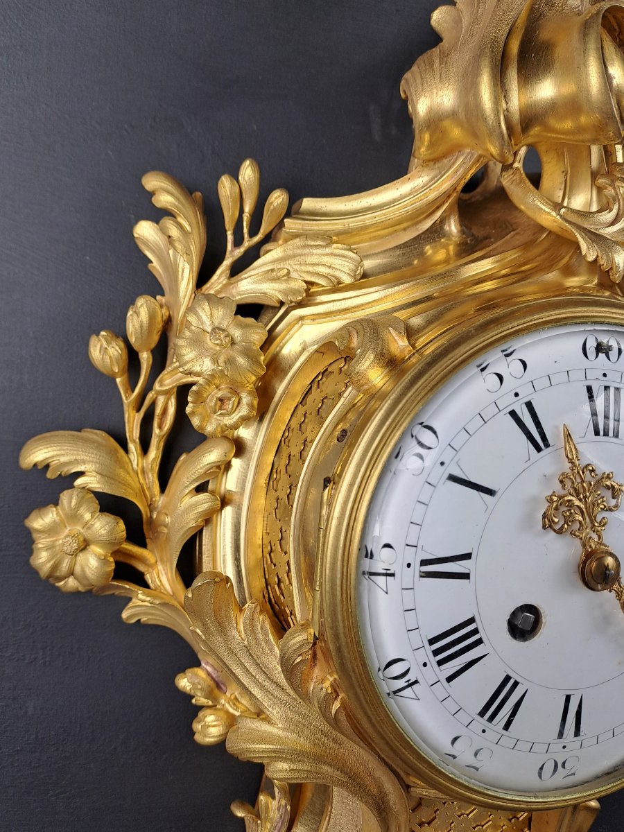 Louis XV Rococo Style Gilt Bronze Wall Light -photo-3