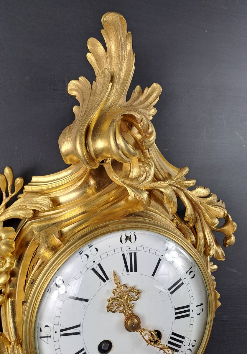 Louis XV Rococo Style Gilt Bronze Wall Light -photo-4