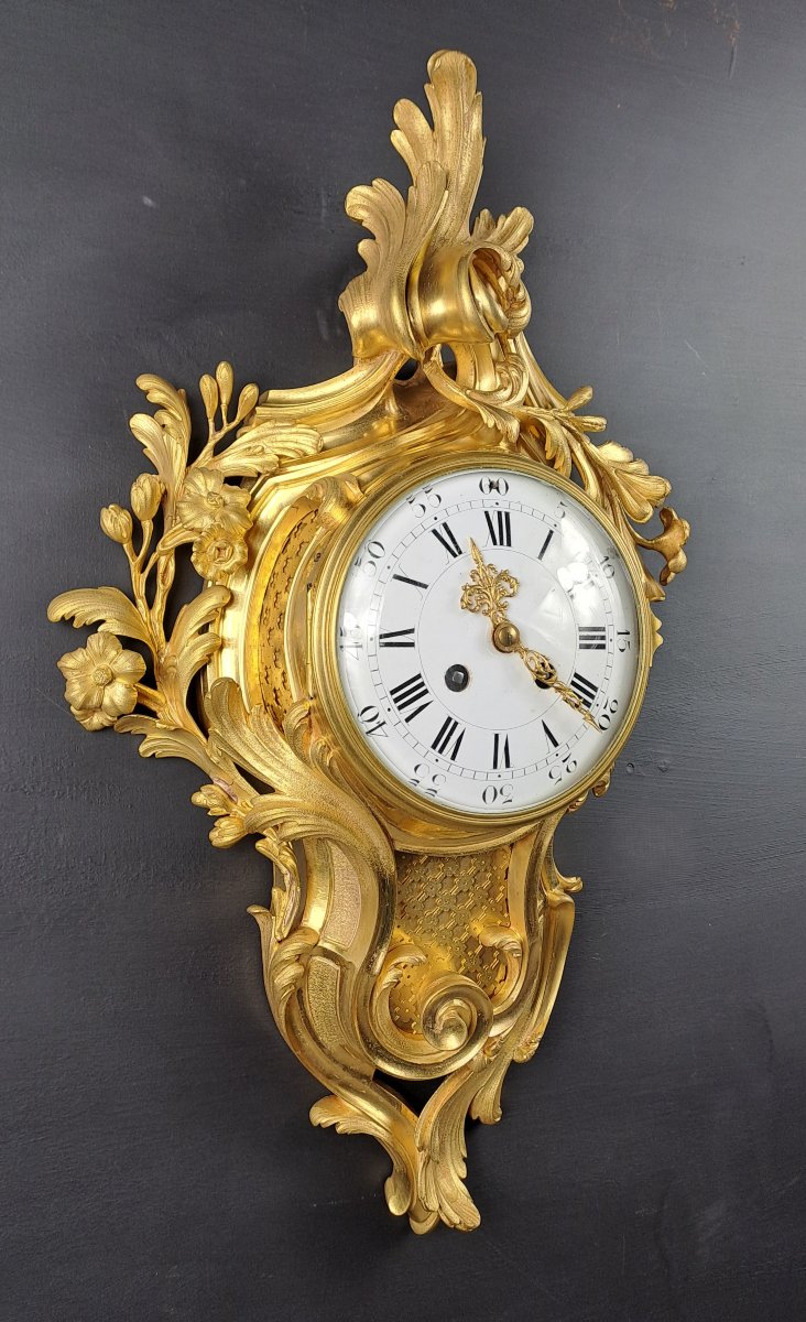 Louis XV Rococo Style Gilt Bronze Wall Light -photo-2