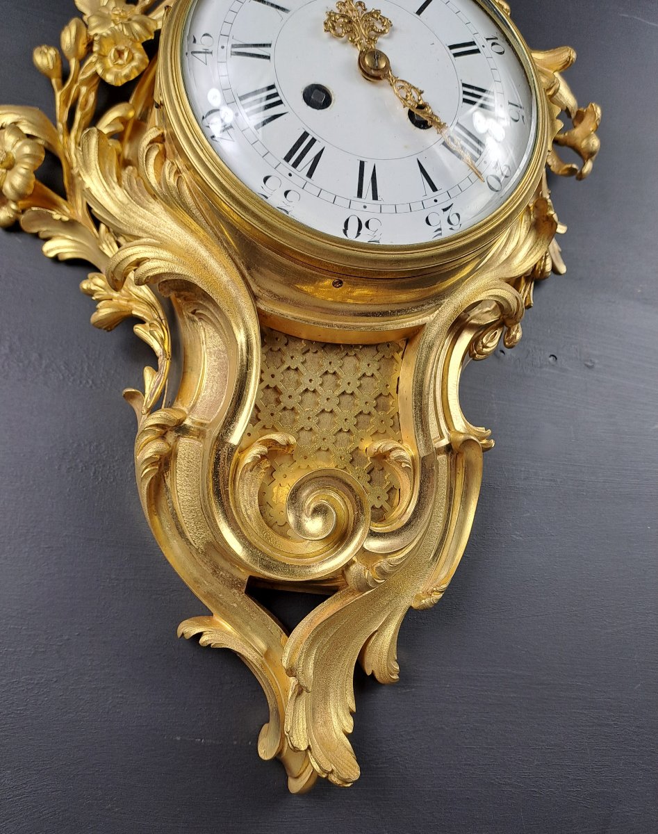 Louis XV Rococo Style Gilt Bronze Wall Light -photo-3