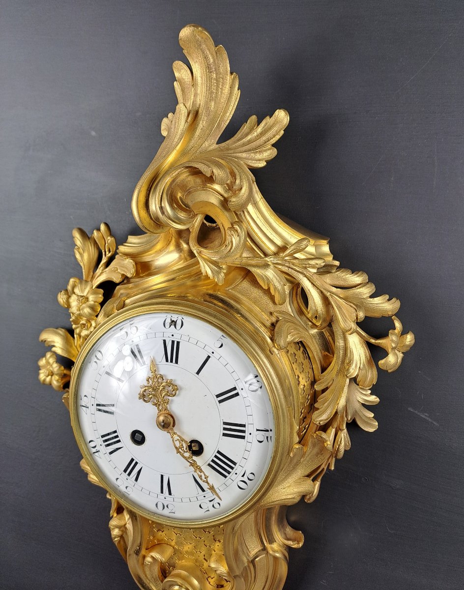 Louis XV Rococo Style Gilt Bronze Wall Light -photo-6
