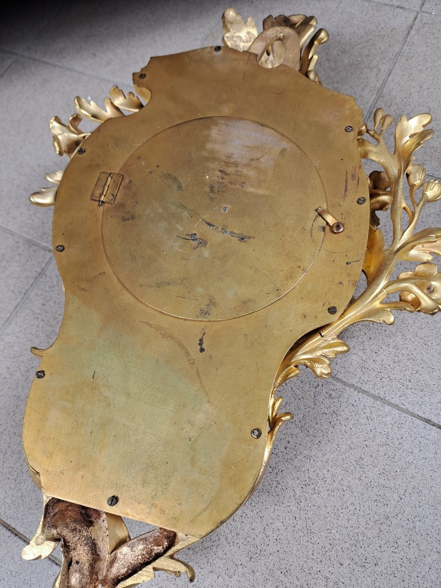 Louis XV Rococo Style Gilt Bronze Wall Light -photo-7