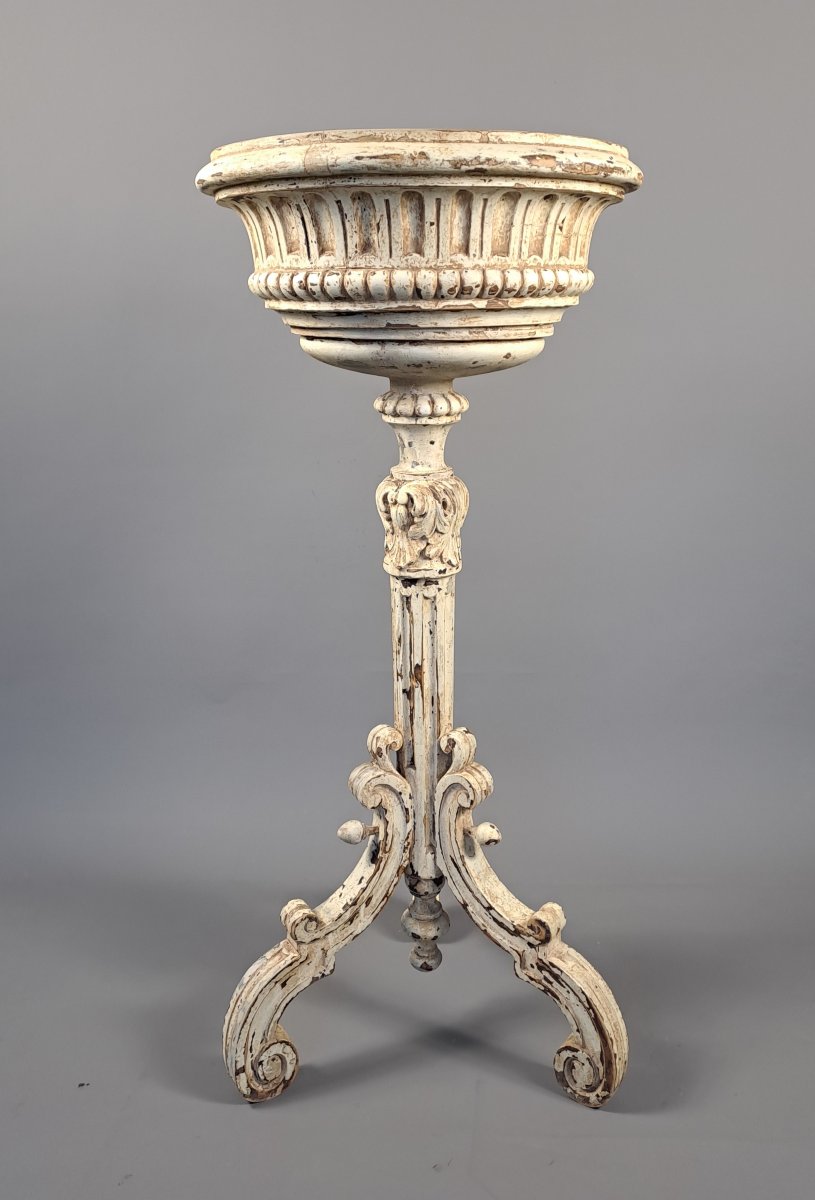 Lacquered Wooden Planter-photo-2