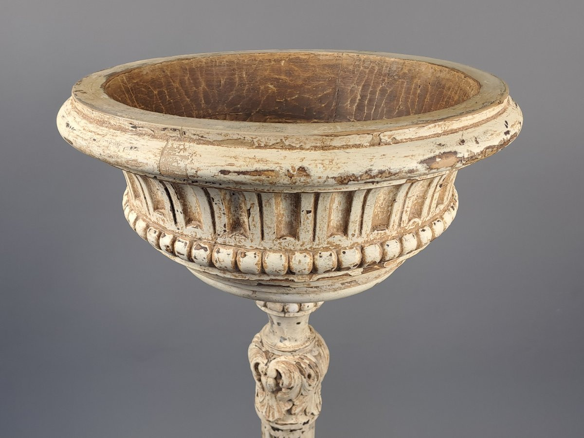 Lacquered Wooden Planter-photo-6