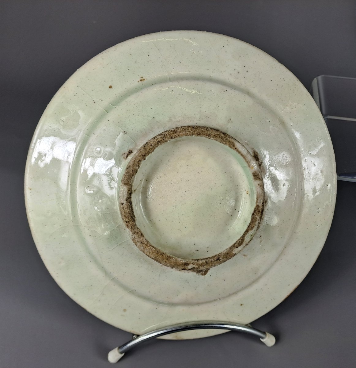 Collection Of Persian Glazed Ceramic Plates - Islamic Art - 18th Century -photo-3