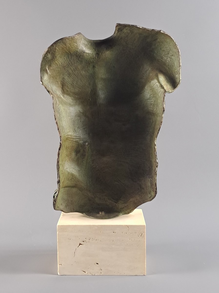 Igor Mitoraj (1944-2014) - Perseus - Bronze With Green Patina-photo-5