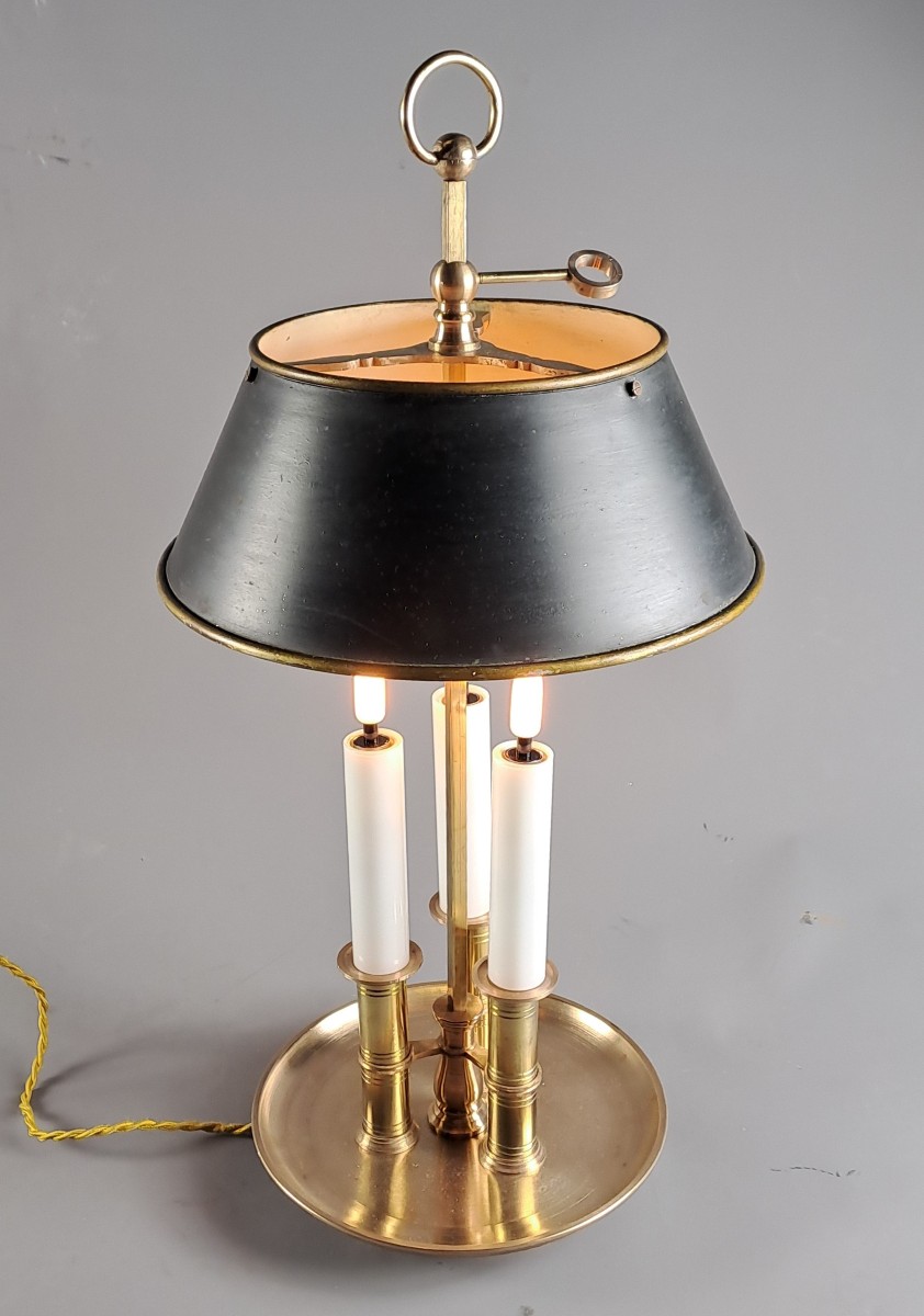 Lampe bouillotte de style empire du XIXème siècle