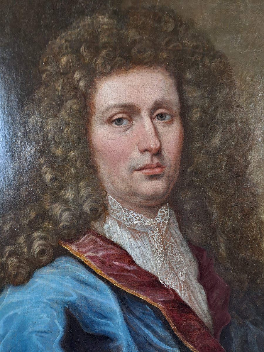 Oil On Canvas - Portrait Of A Man Of Quality - 17th Century-photo-2