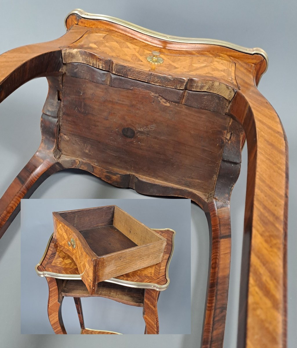 Louis XV-style Coffee Table That Doubles As A Writing Desk—18th Century -photo-8