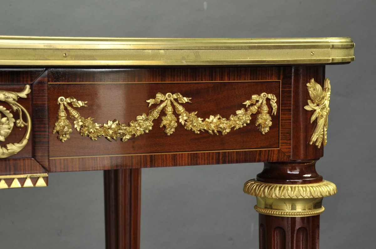 Bureau De Dame De Style Louis XVI attibué à François LINKE-photo-7