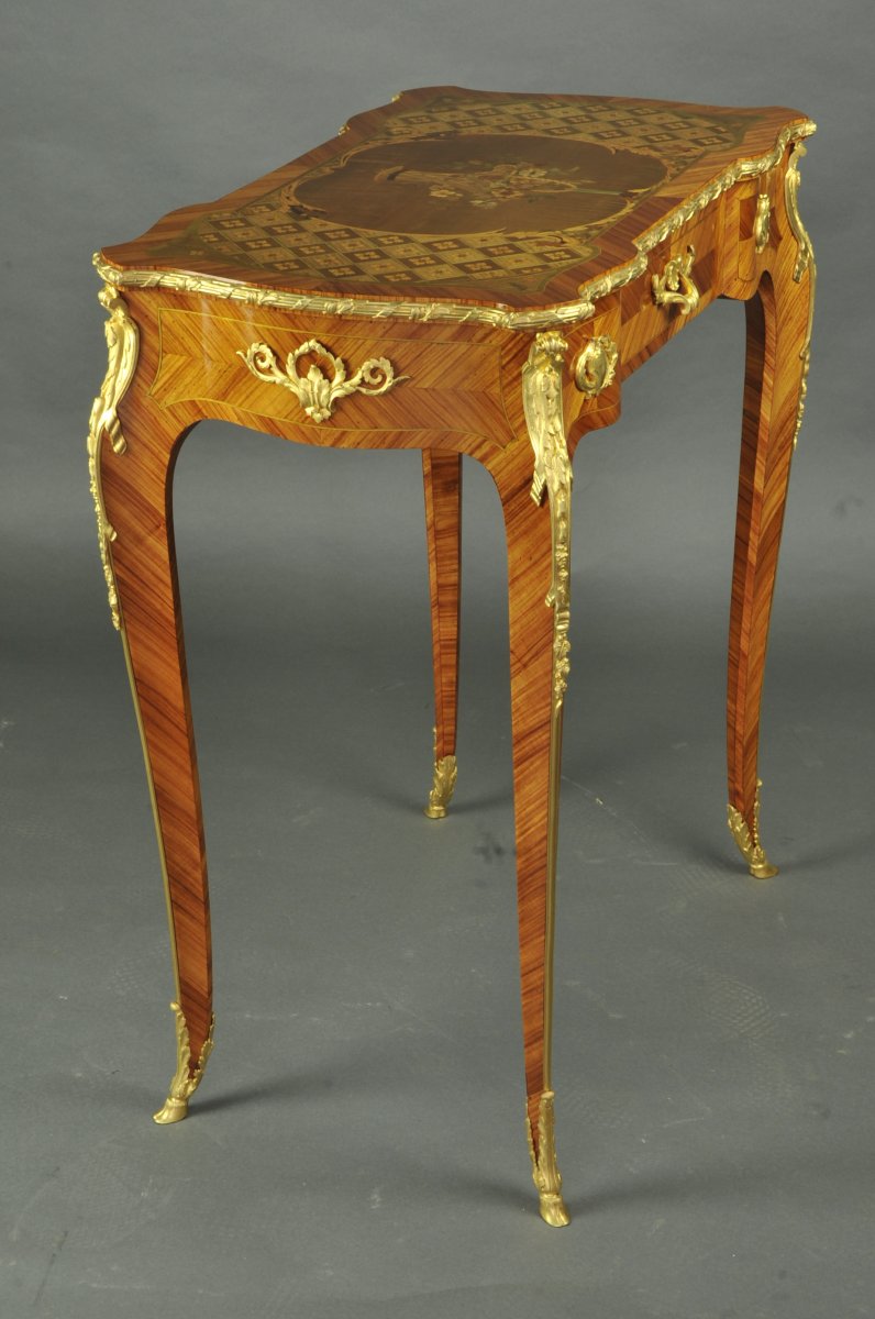 Salon Table Stamped François Linke-photo-6
