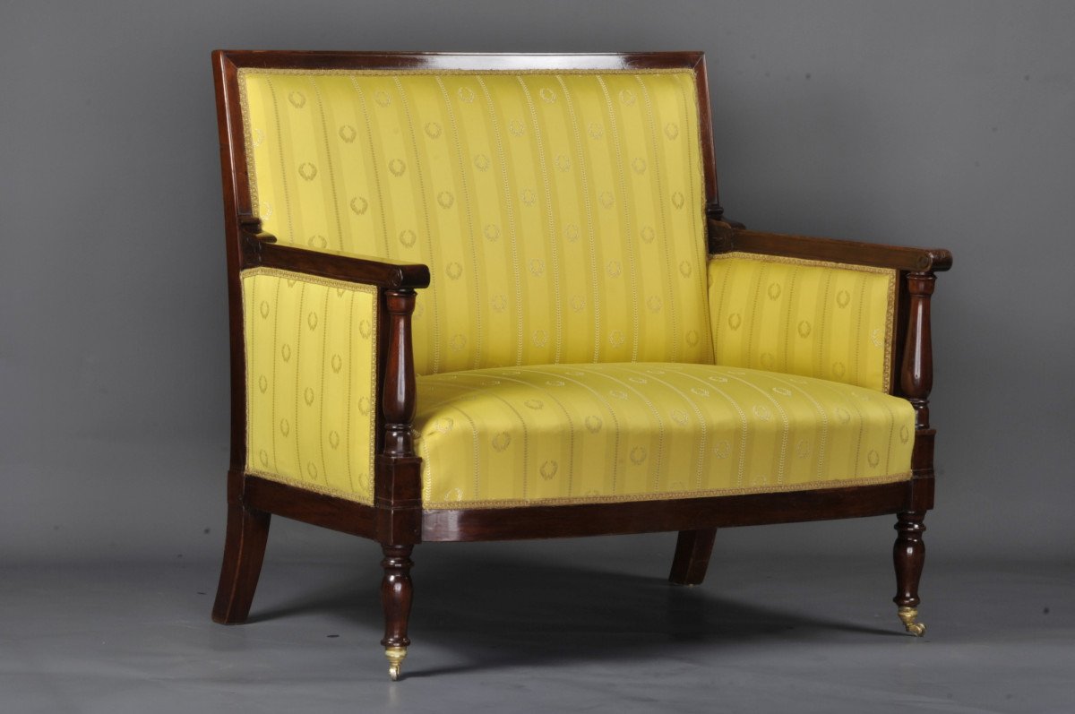 Empire Sofa Stamped Jacob Desmalter-photo-2
