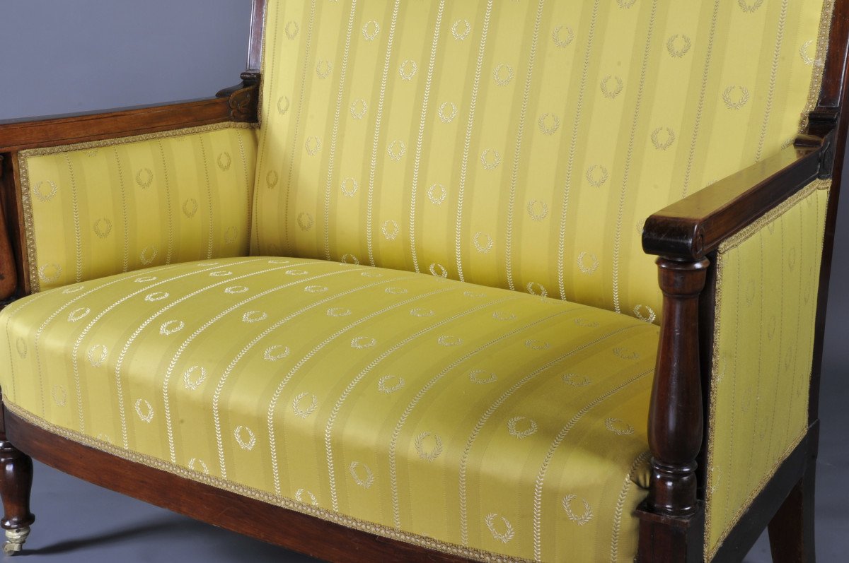 Empire Sofa Stamped Jacob Desmalter-photo-4