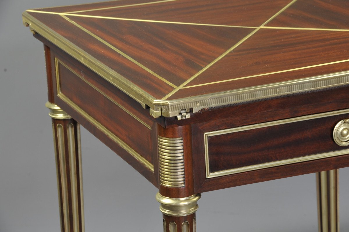 Paul Sormani (1817-1866) – Louis XVI Games Table-photo-4
