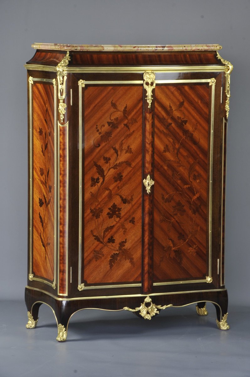 Important Ormolu Mounted Meuble d'Appui Stamped Gervais Durand