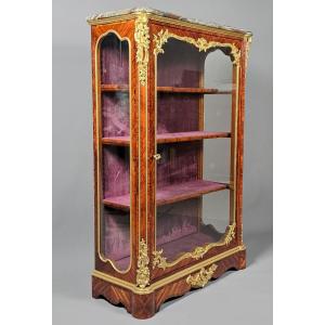 Vitrine Napoléon III Estampillée Pecquereau à Paris 