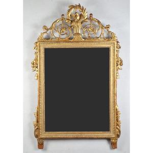 Miroir Louis XVI en bois doré