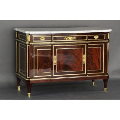 Important Louis XVI Commode Stamped Gervais Durand