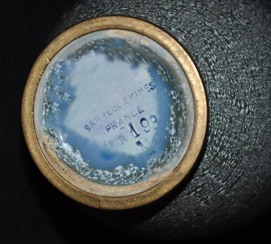 Sarreguemines vase en céramique émaillée Art Nouveau début XXe siècle-photo-2