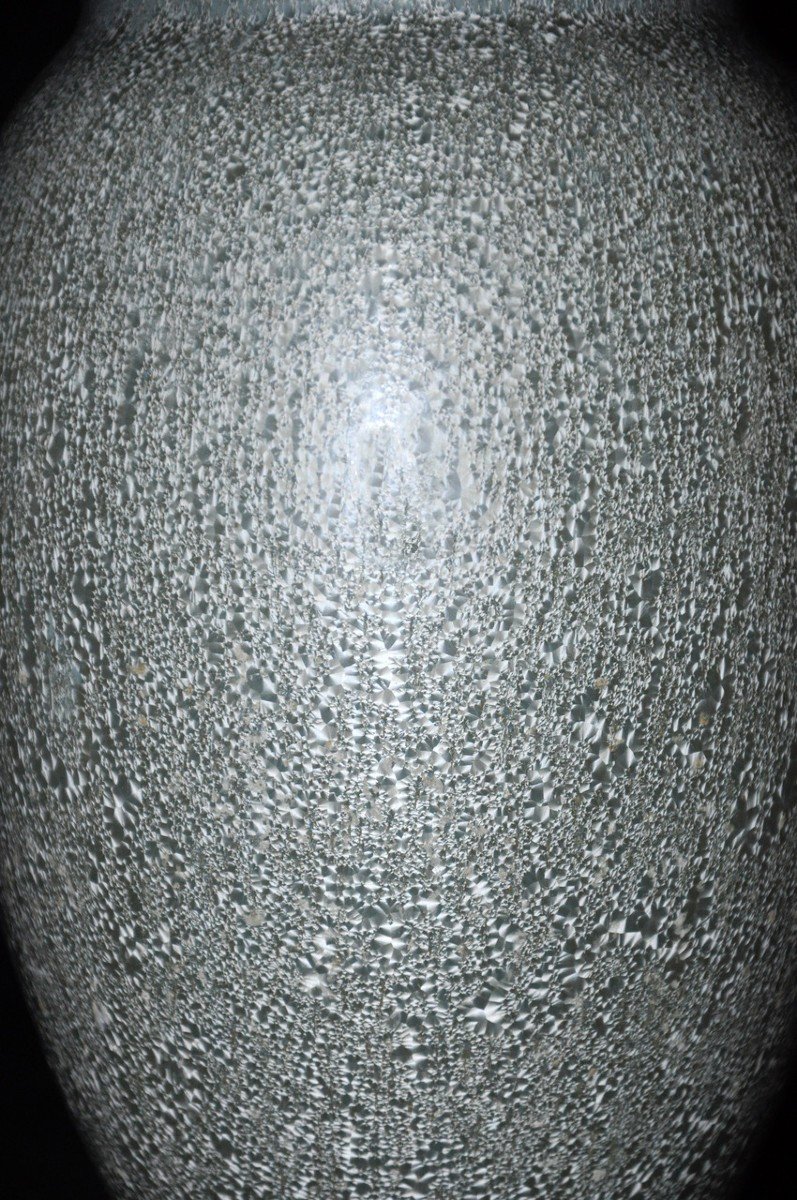 Sarreguemines vase en céramique émaillée Art Nouveau début XXe siècle-photo-4