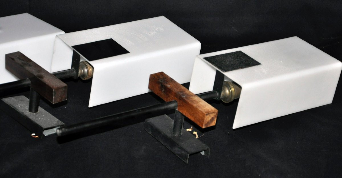 Set Of Four Wall Lights Circa 1960-photo-3