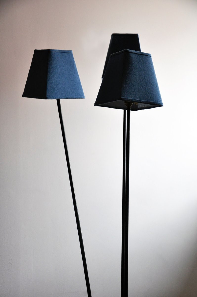 Tripod Floor Lamp Circa 1960-photo-1