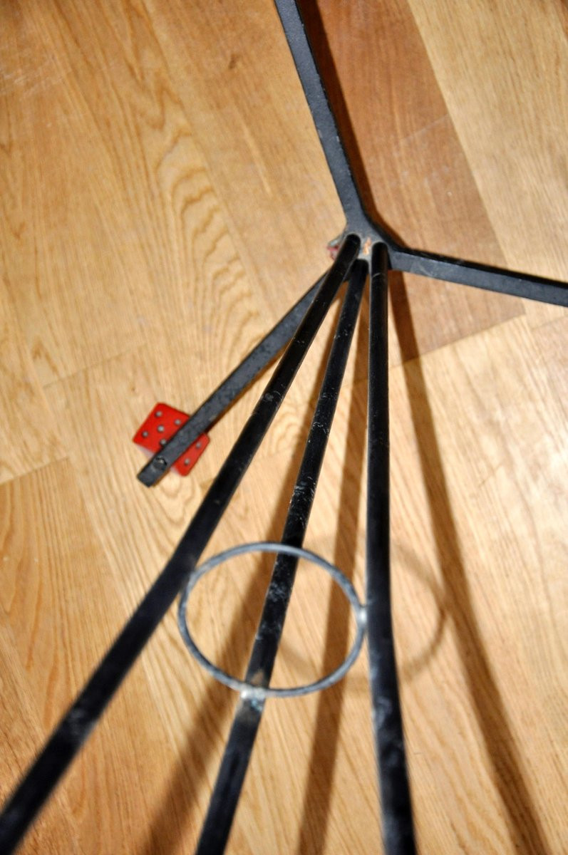 Tripod Floor Lamp Circa 1960-photo-3