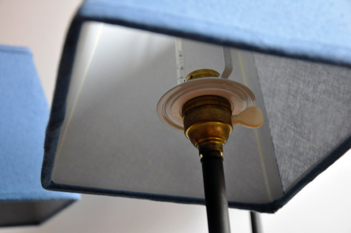 Tripod Floor Lamp Circa 1960-photo-4