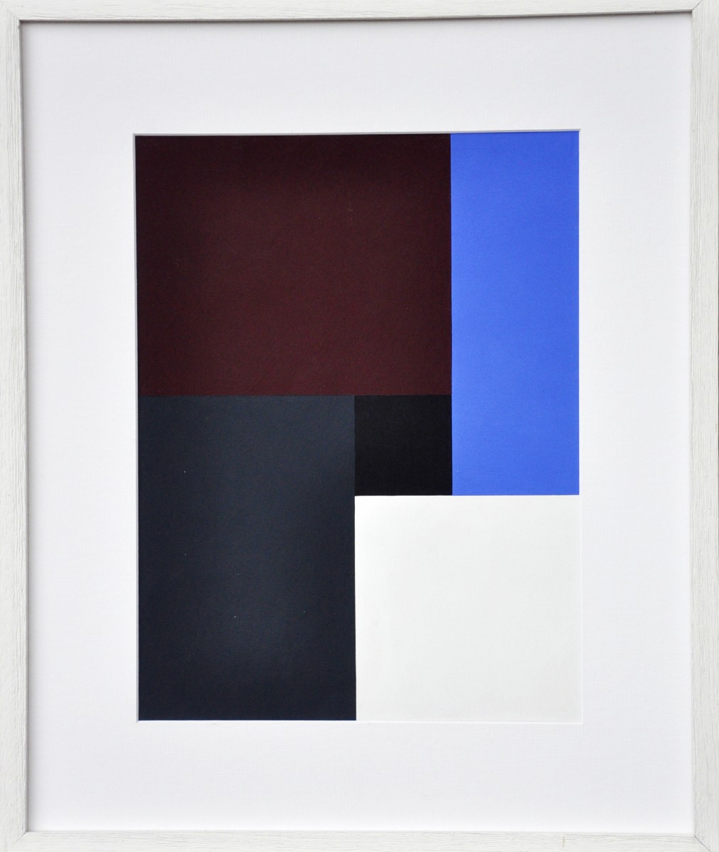Aurélie Nemours Geometric Composition Circa 1980