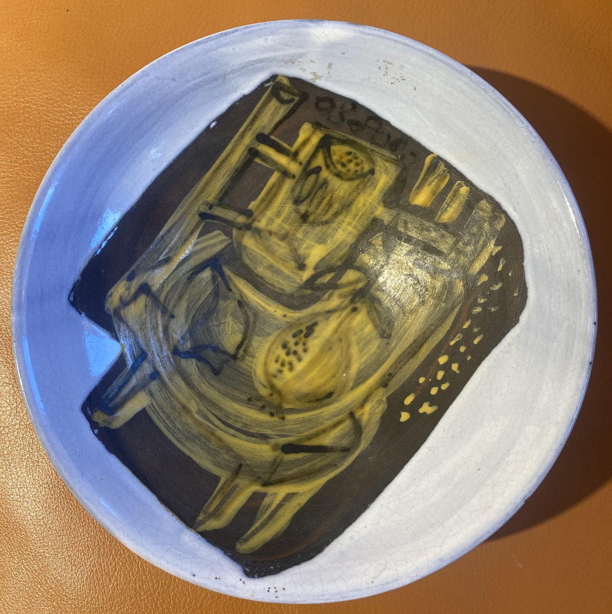 Jacques Innocenti coupelle en céramique cubisant