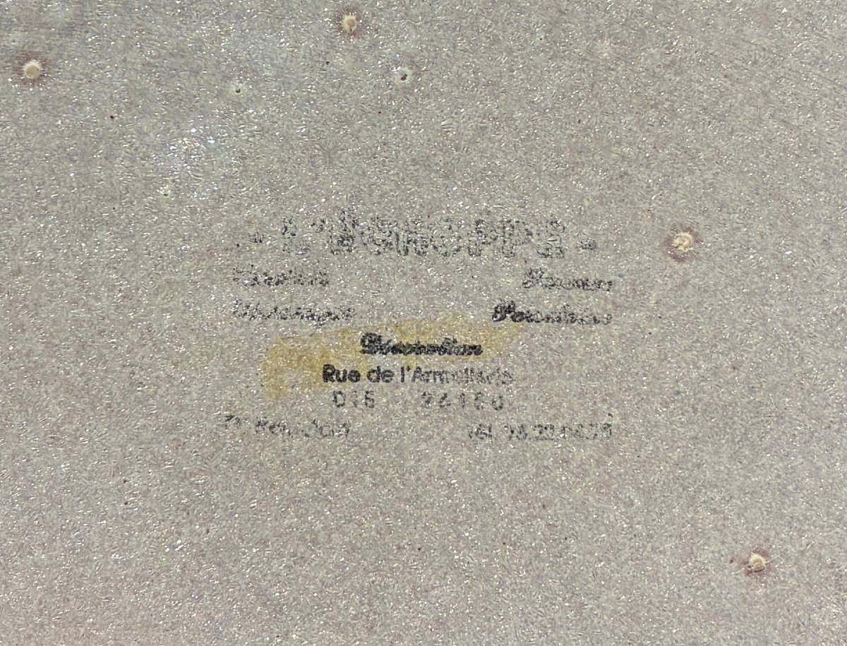 Dominique Baudart Glazed Ceramic Dish With Fish Decoration, 20th Century-photo-3