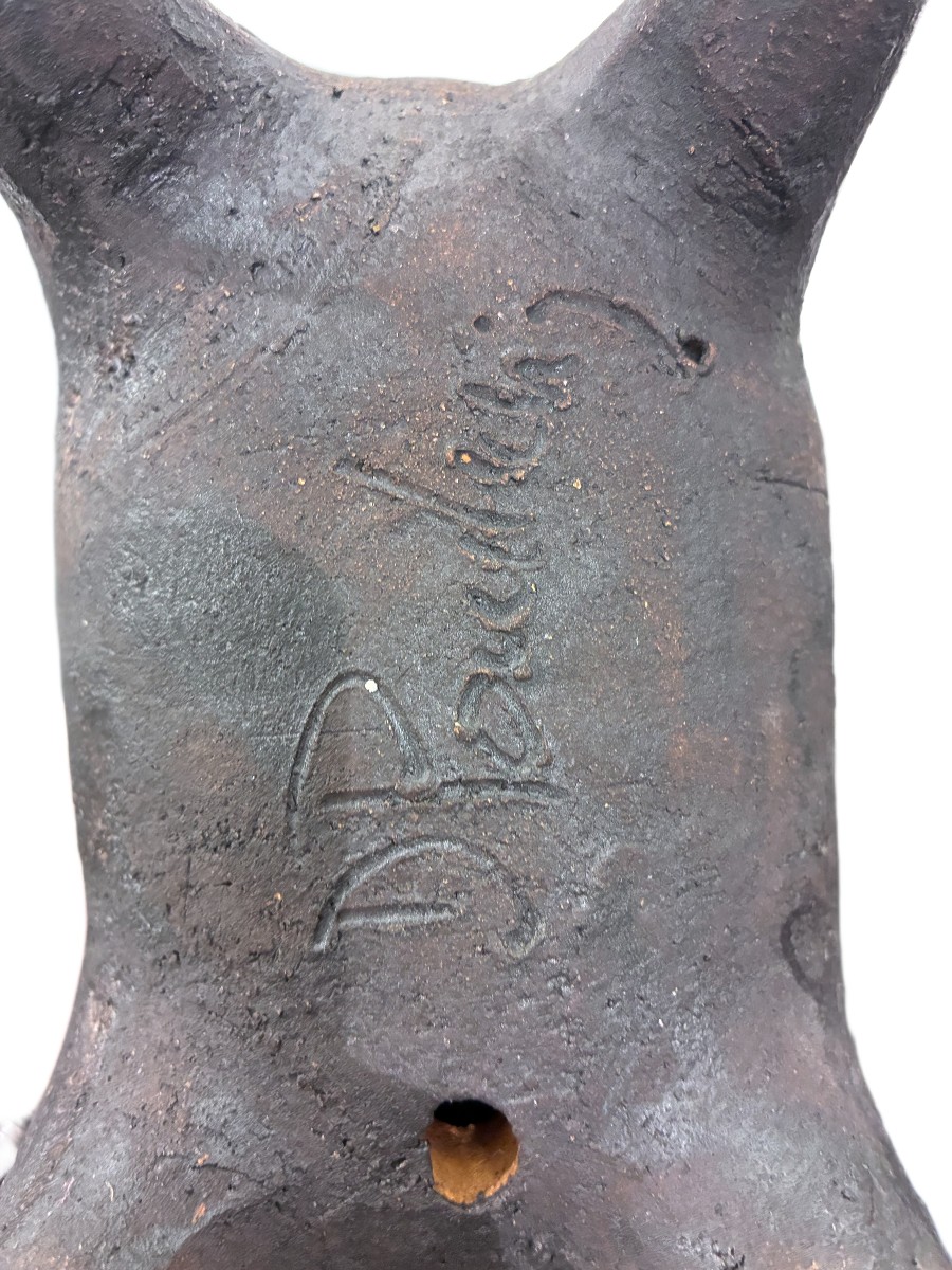 Dominique Pouchain chèvre en céramique circa 1990-photo-1