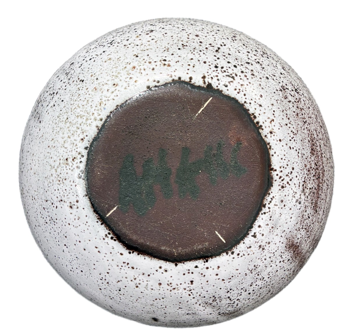 Michel Anasse Glazed Ceramic Bowl Circa 1960-photo-2