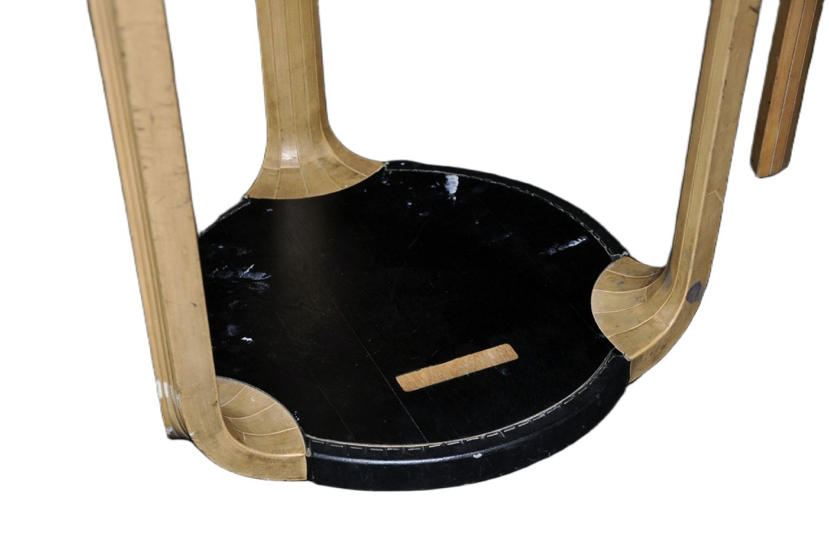 Alvar Aalto paire de tabourets modèle X600 Artek-photo-1