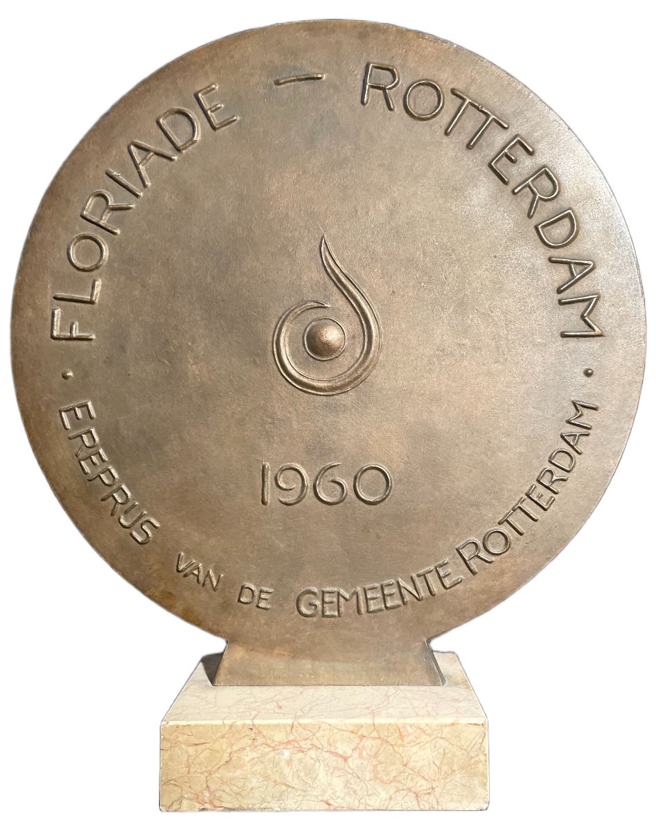 Grand Bronze Trophy – 1960 Rotterdam Floriade-photo-2