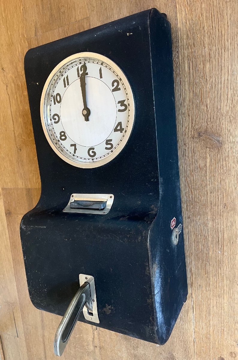 Factory Time Clock, Electric, 1920s 