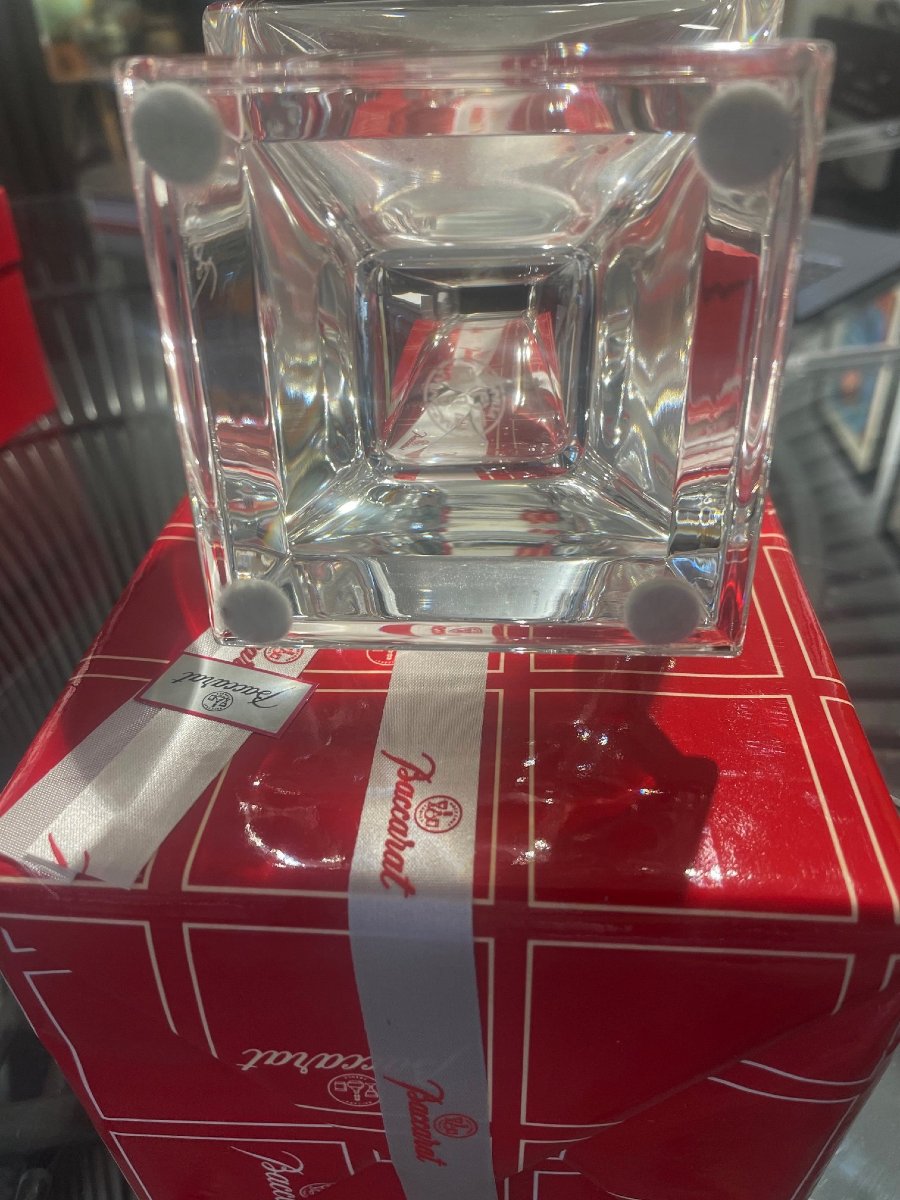 Baccarat Cristal Vase, Lotus Model, With Its Original Packaging -photo-2