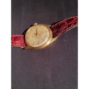 Montre homme boitier or massif marque Flora