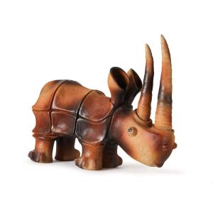 Jean Paul Brunet, Suzie Brunet, Atelier Palègre (ponsas, Drôme) Rhinoceros